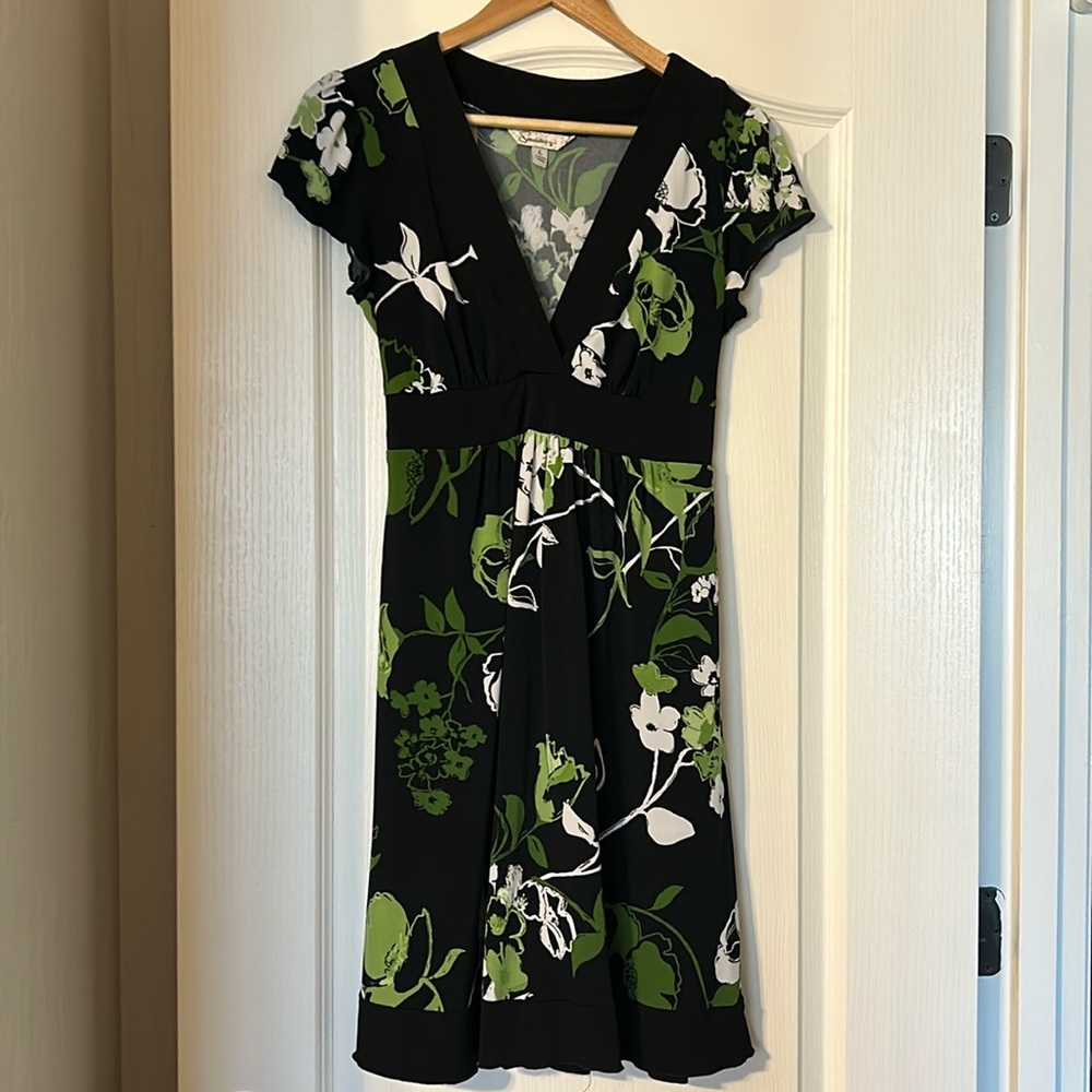 Speechless Black Floral Dress